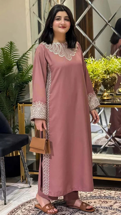 Minaal Cotton Embroided 2 PCs