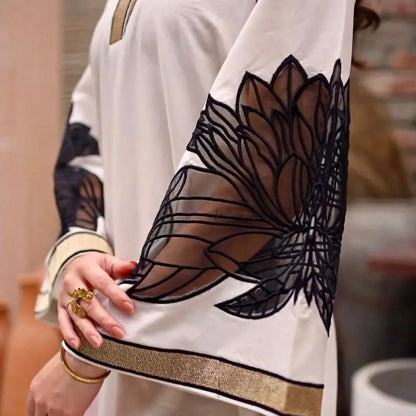 Almond Embroidery 2 PCs