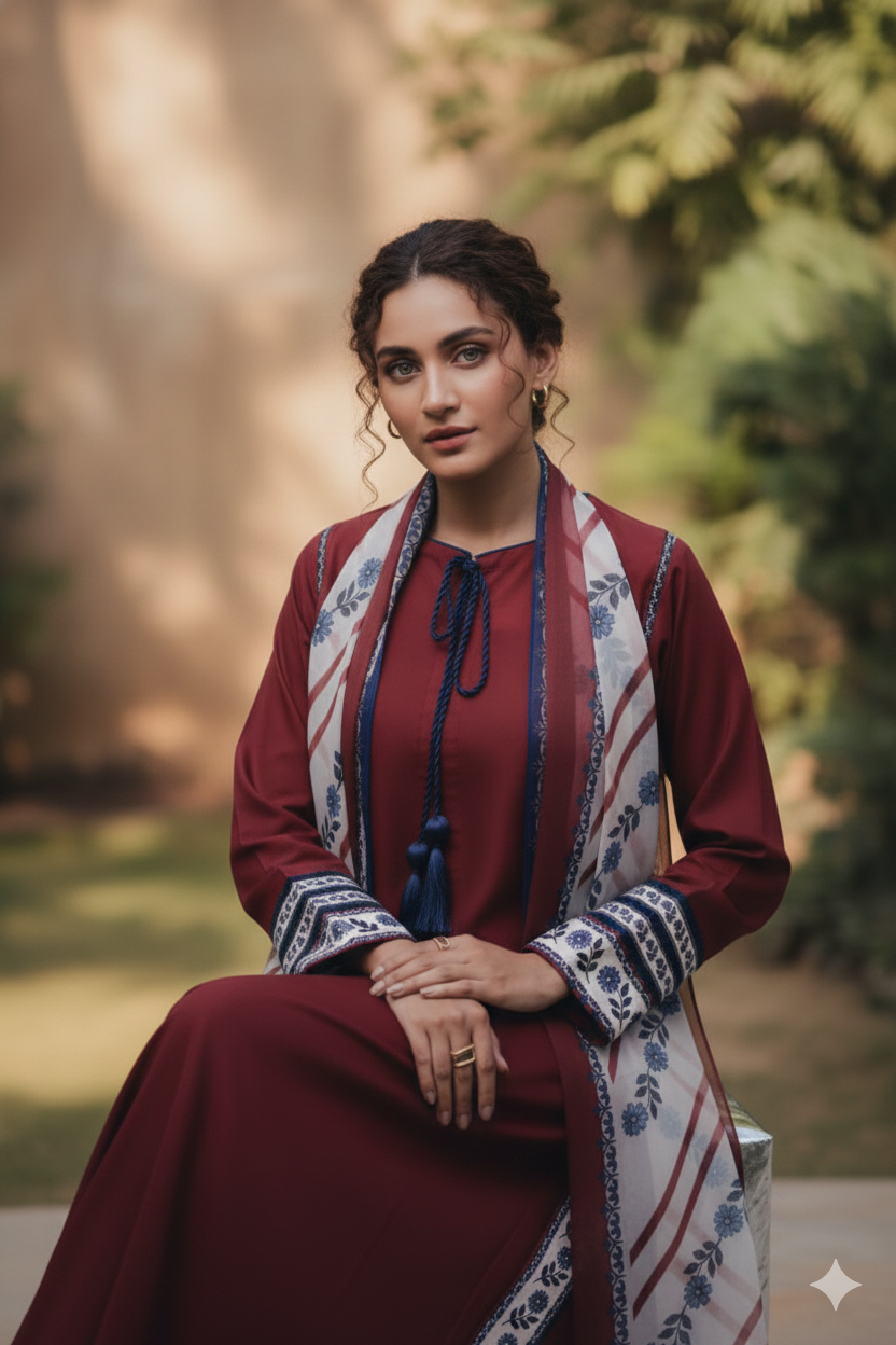 Zimal ( Digital printed 3 Pcs )