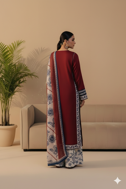 Zimal ( Digital printed 3 Pcs )