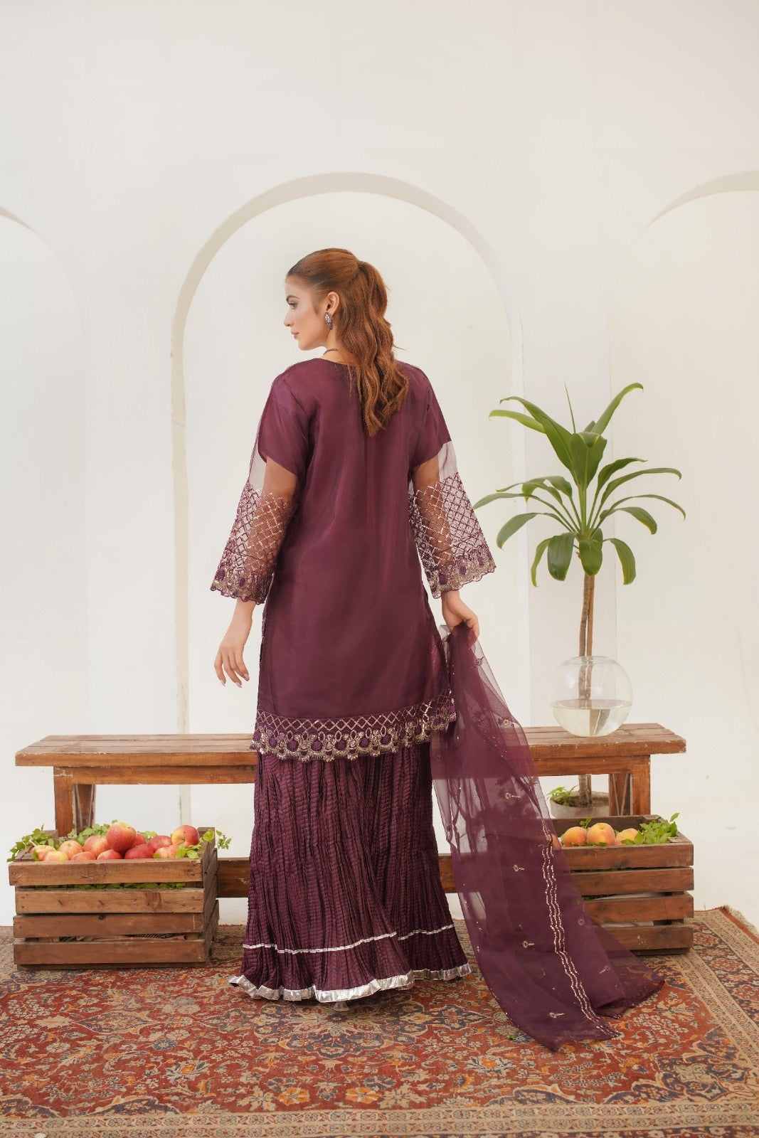 Opal Fancy (Embroided 3 PCs)