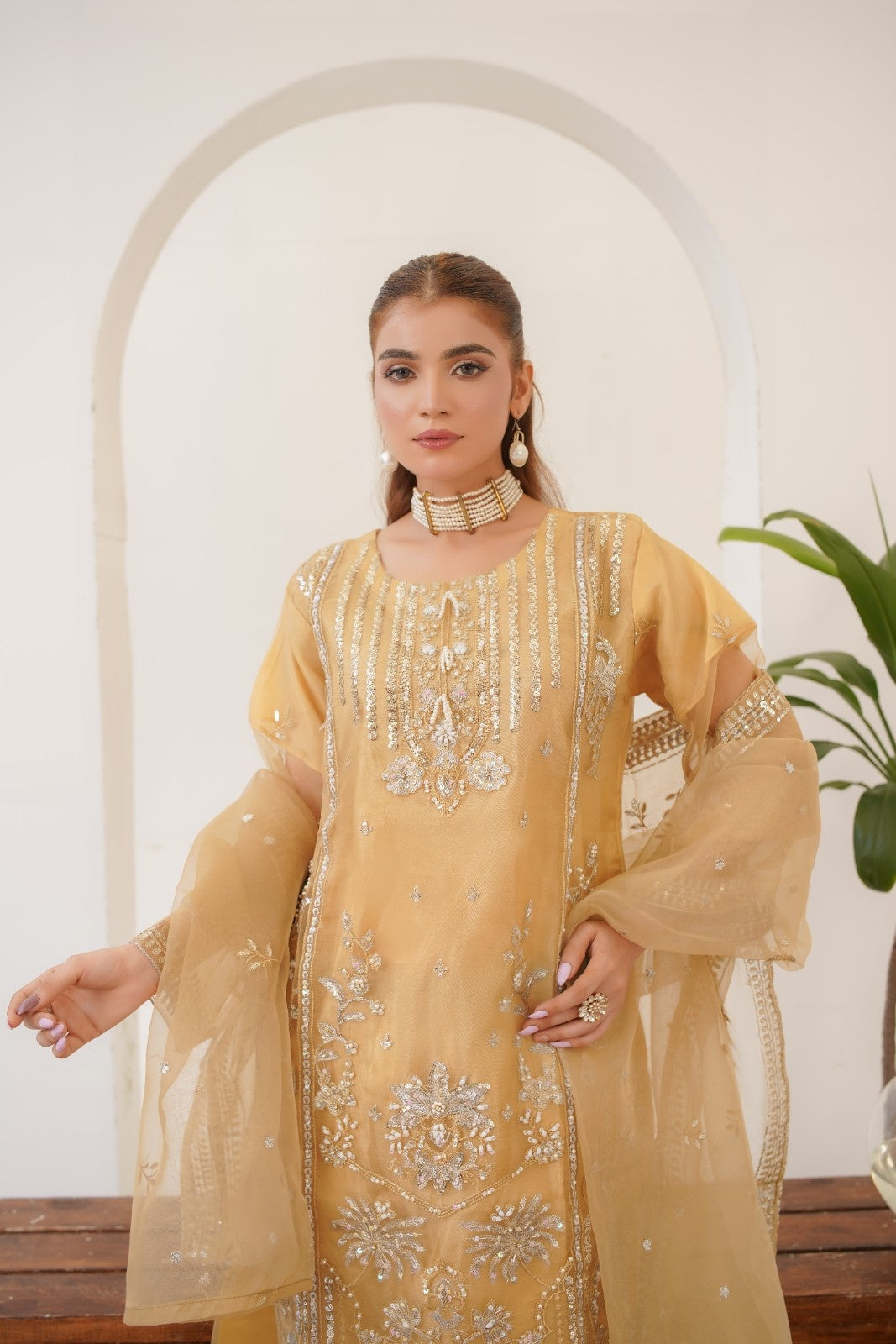 Areej ( Fancy Stitched Embrodiery Pcs )