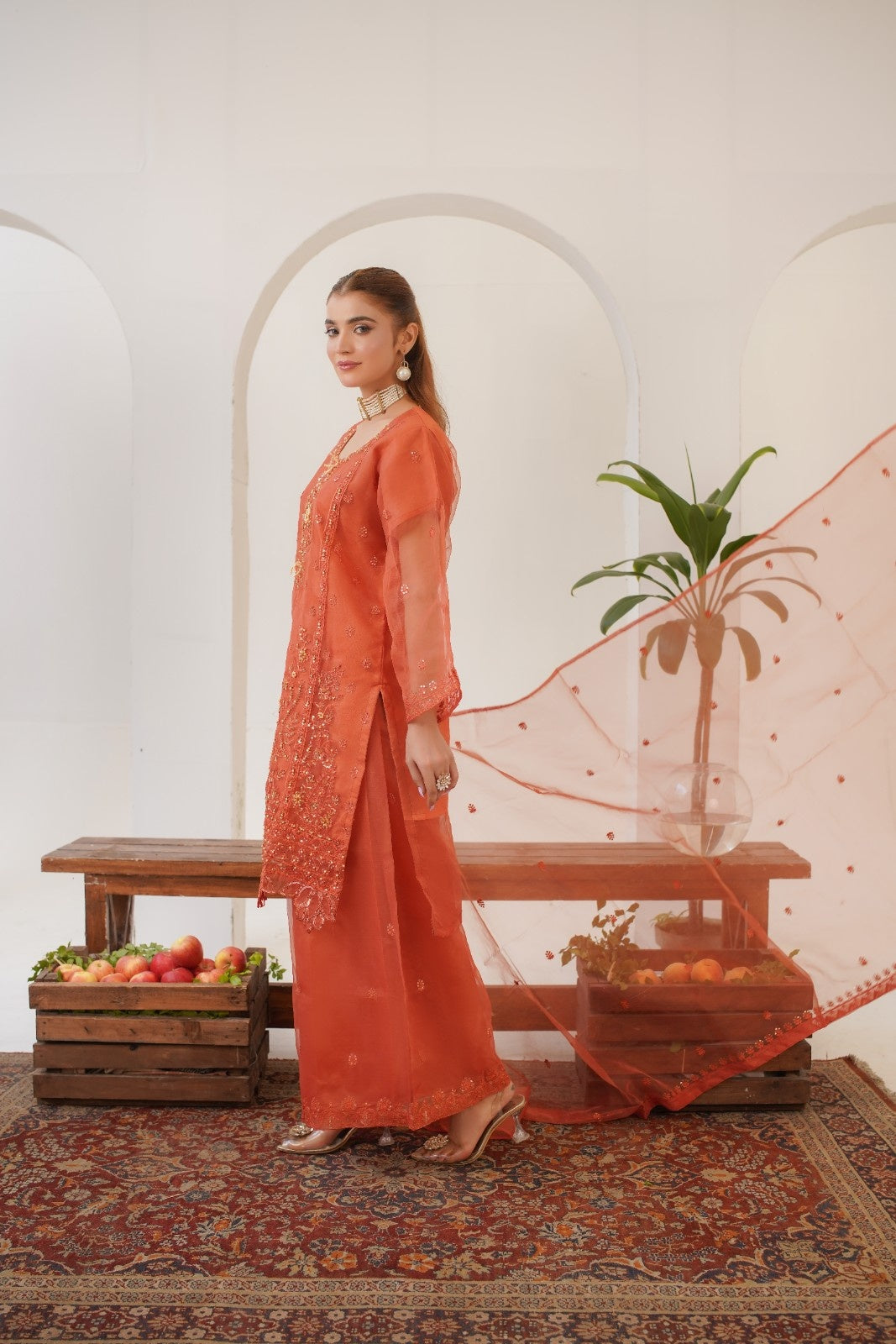 Rabeeca Fancy  ( Stitched 3 Pcs )