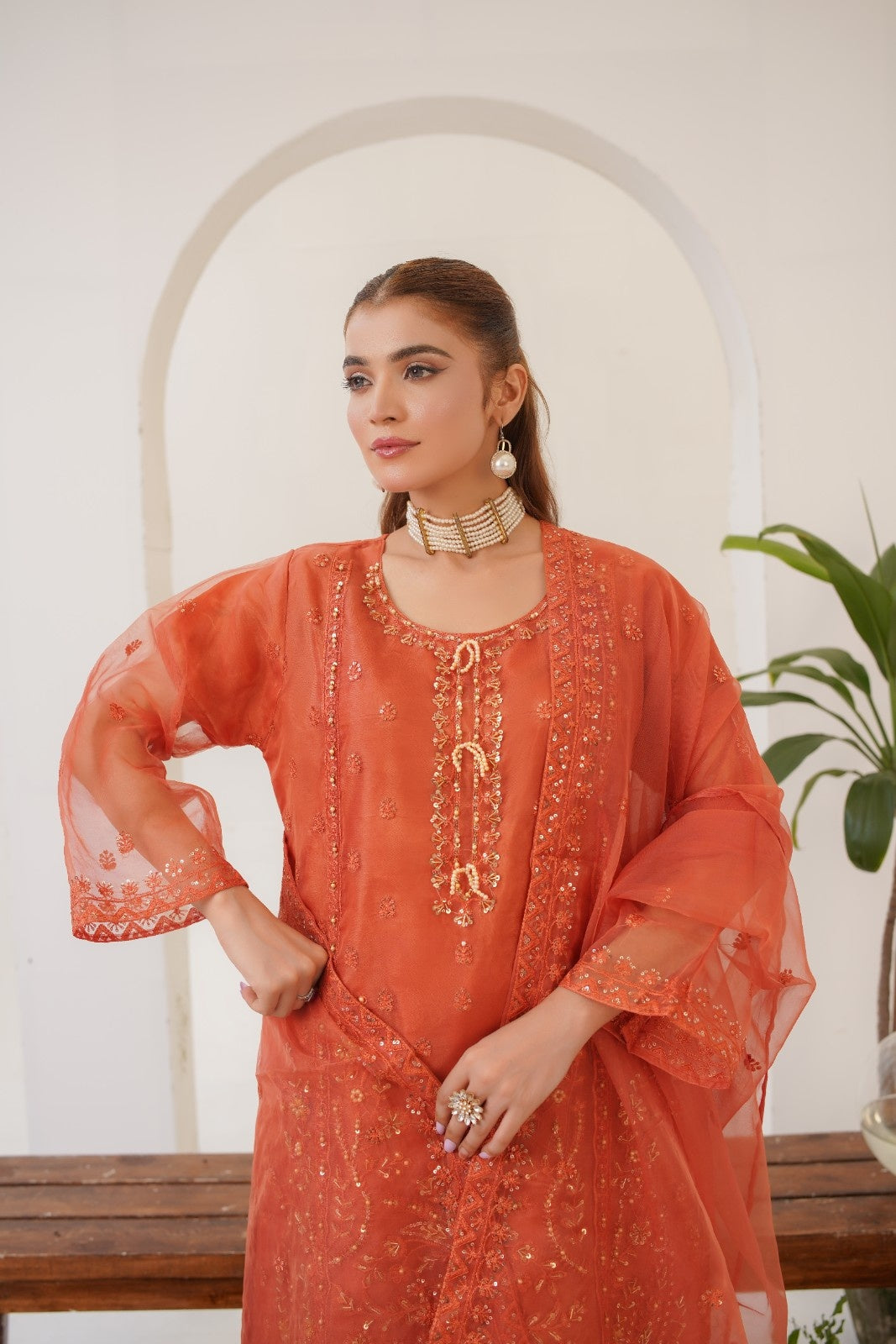 Rabeeca Fancy  ( Stitched 3 Pcs )