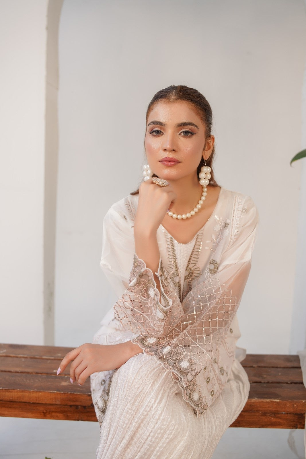 Opal Fancy (Embroided 3 PCs)