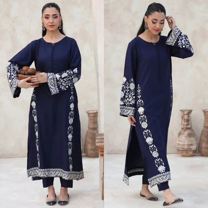 Arzou Long Length (Embroidery 2 PCs)