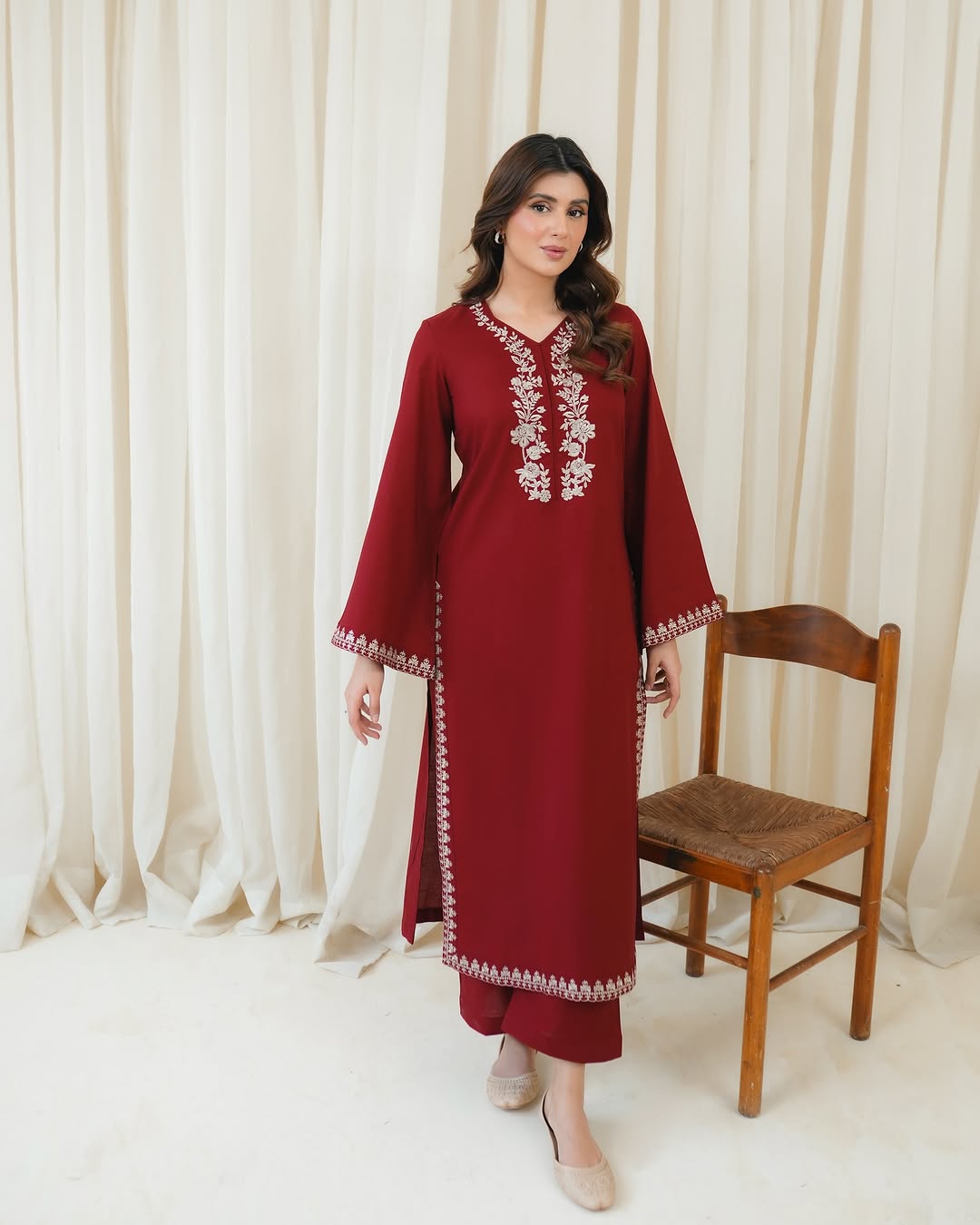 Agha Noor ( Embroided 2 PCs)
