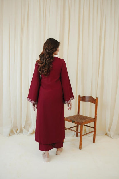 Agha Noor ( Embroided 2 PCs)