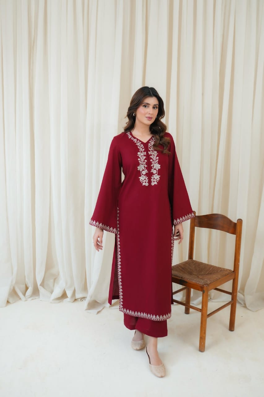 Agha Noor ( Embroided 2 PCs)