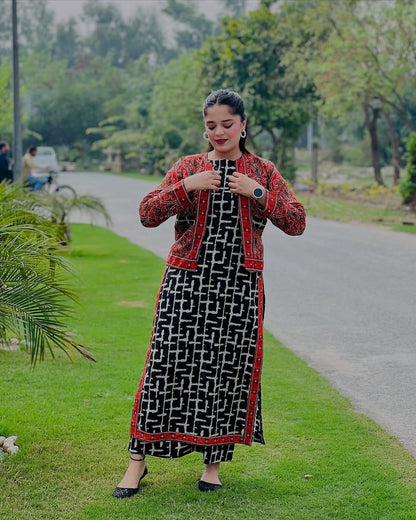 Niloofar (Digital 2 Pcs) With Koti