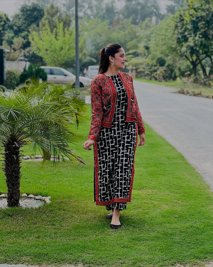 Niloofar (Digital 2 Pcs) With Koti