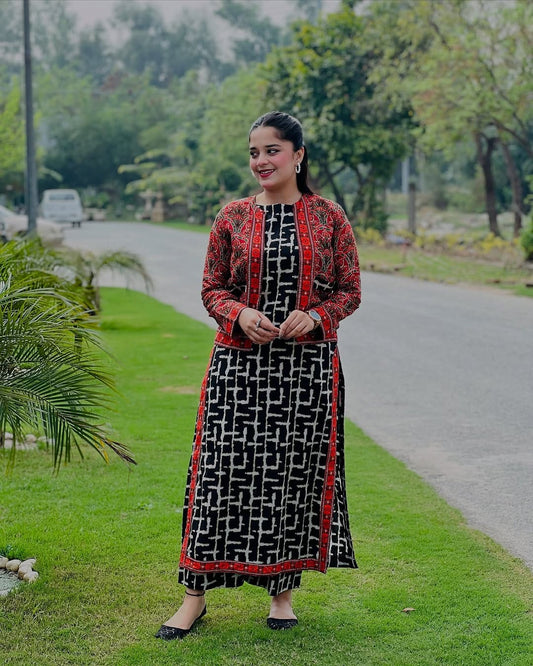 Niloofar (Digital 2 Pcs) With Koti