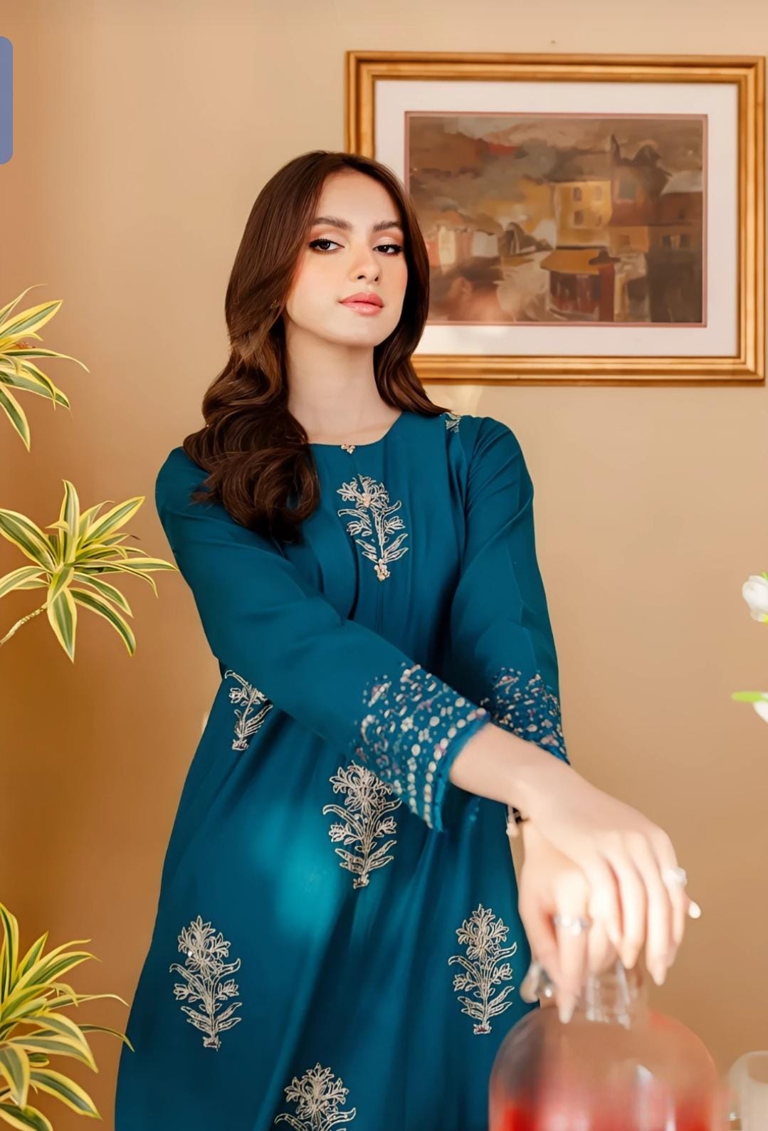 Adaab LONG LENGHT ( Embroided 2 PCs)