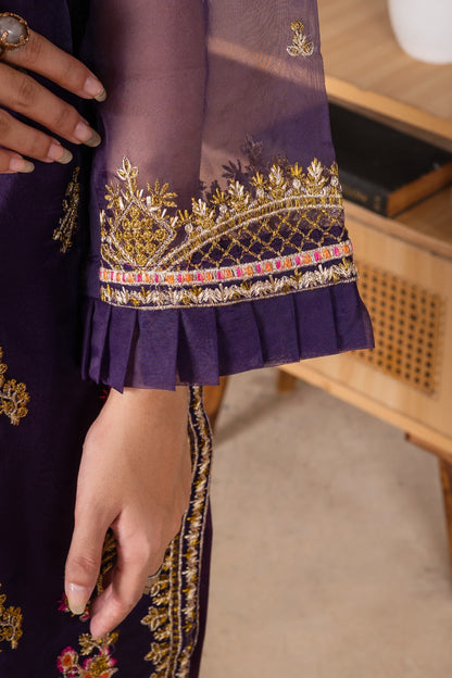 Mehrou (Organza Embroided 3 PCs)