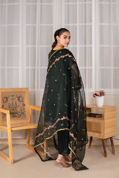 Mehrou (Organza Embroided 3 PCs)