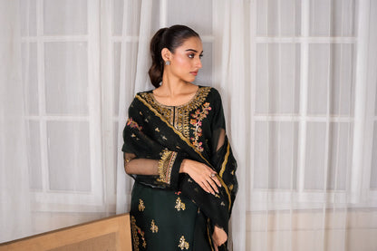 Mehrou (Organza Embroided 3 PCs)