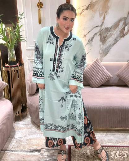 Abrish (Stitched 2 Pcs)