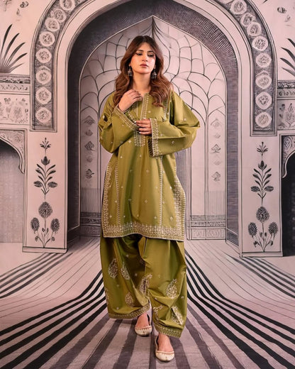 Nihal (Embroided 2  PCs)