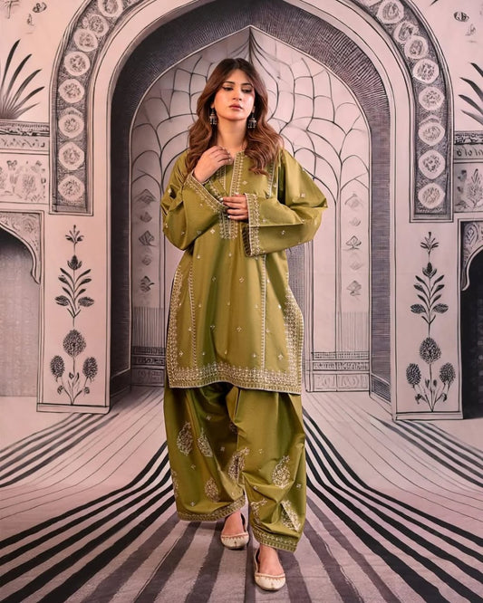 Nihal (Embroided 2  PCs)