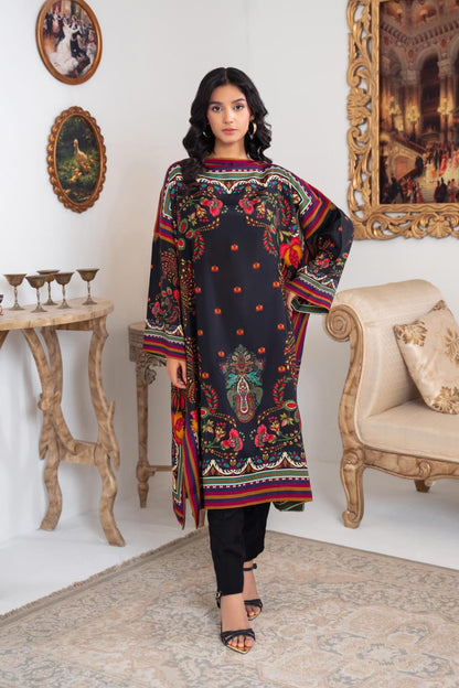 Zarqa ( Stitched 2 Pcs )