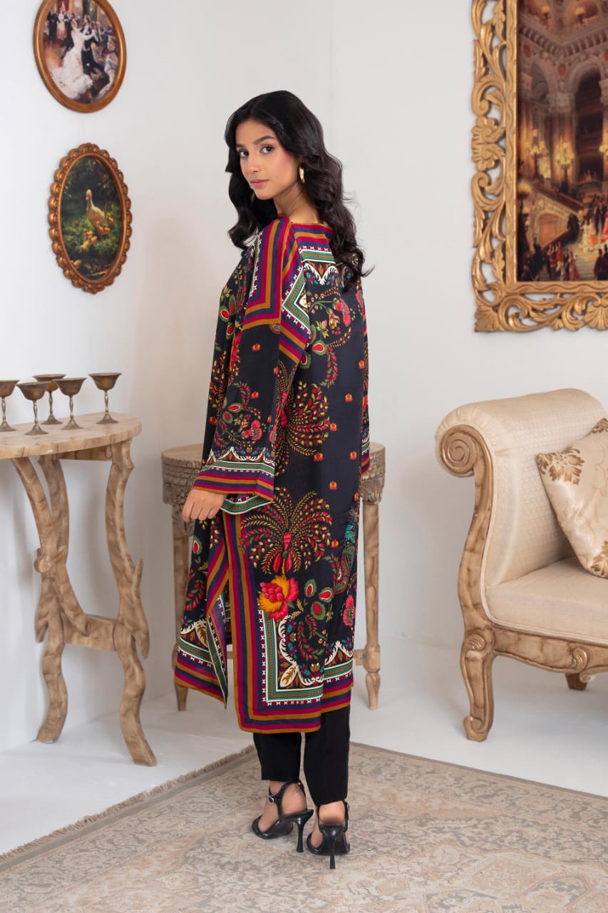 Zarqa ( Stitched 2 Pcs )