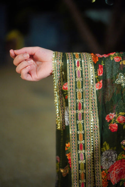 Aleena Digital Embroidery 3 PCs