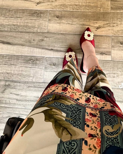 Majestic Rose OffWhite (Digital Printed 2 Pcs)